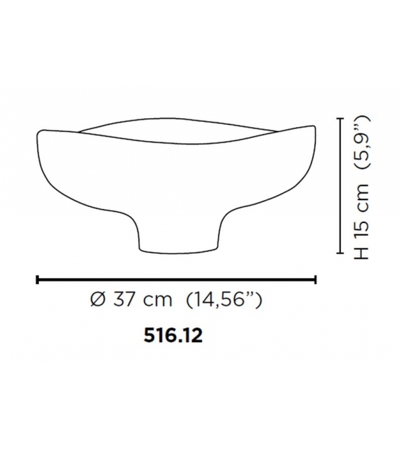 Battuti 516.12 Venini Vaso