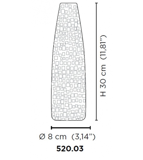 Occhi 520.03 Venini Jarrón