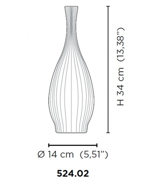 Tessuti Battuti Venini Vase