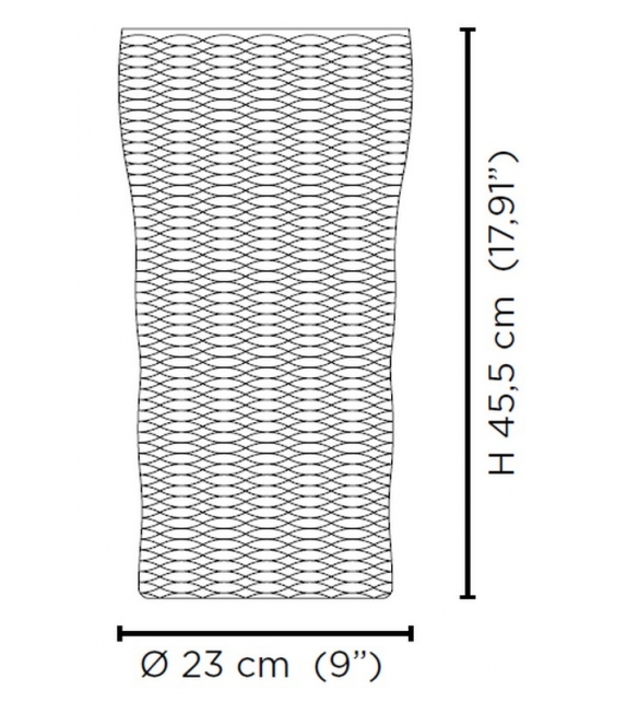 Battuto A Nido D'Ape Venini Vase