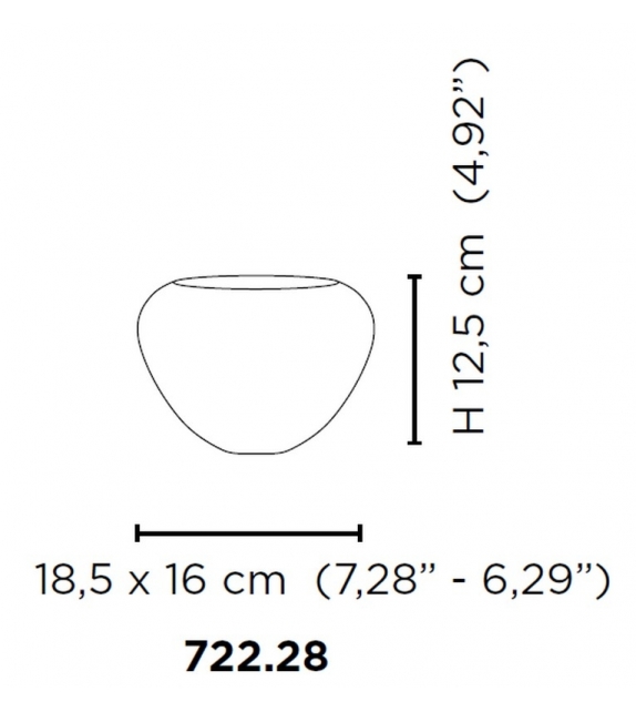 Incisi 722.28 Venini Jarrón