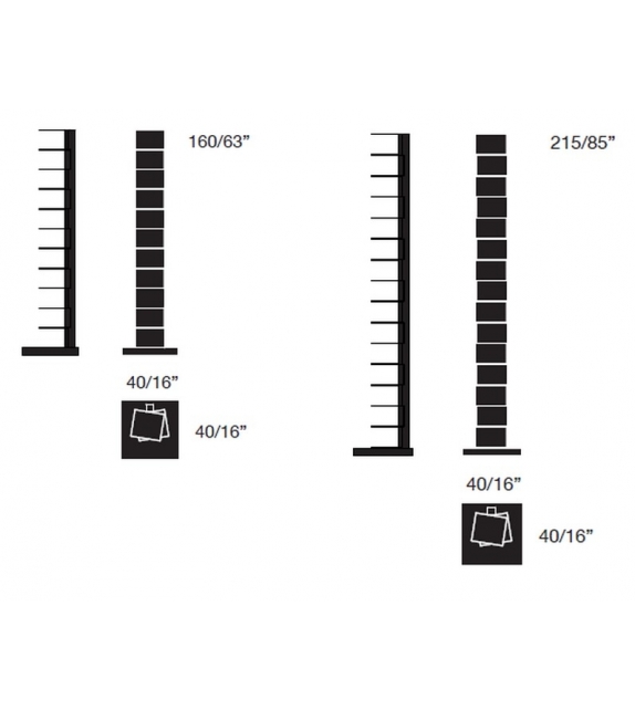 Ptolomeo Art Opinion Ciatti Bookcase