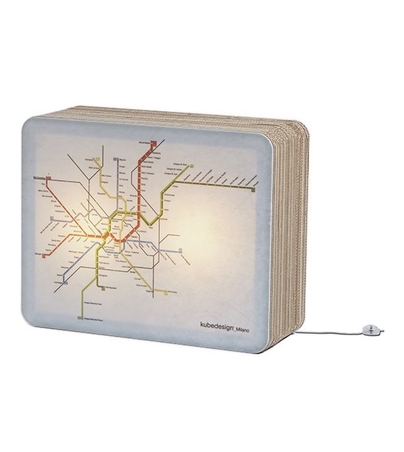 Metrò Kubedesign Beistelltisch - Lampe