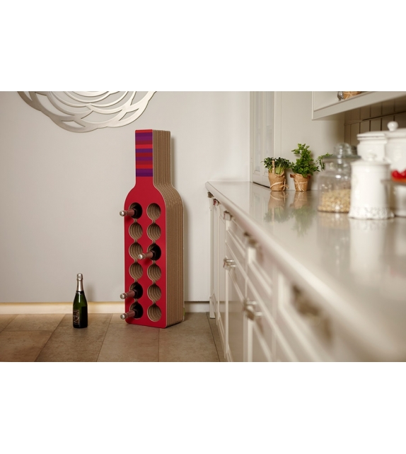 Mini-Bodega Kubedesign Bottle Rack