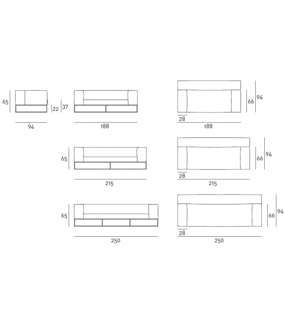 Ile Club Living Divani Sofa