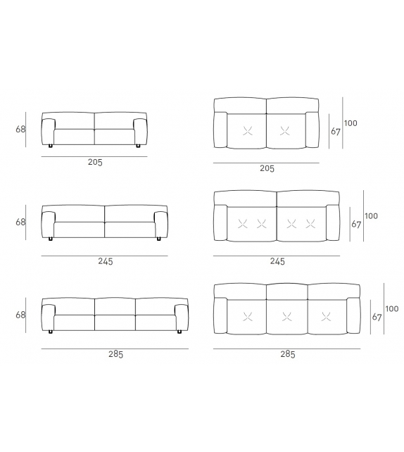 Softwall Living Divani Fester Sofa