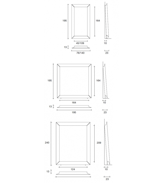 Caadre Fiam Specchio Da Terra