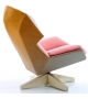 Clarissa Moroso Armchair With Wooden Base