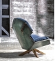 Clarissa Moroso Fauteuil Avec Piétement De Bois