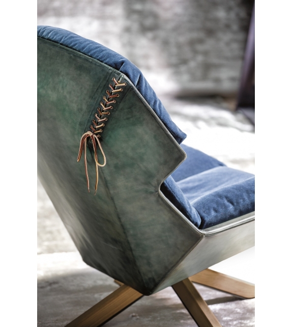 Clarissa Moroso Sessel mit Metallgestell