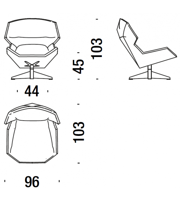 Clarissa Moroso Fauteuil Avec Piétement De Bois