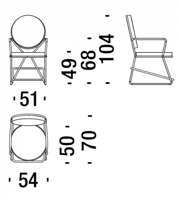 Double Zero Moroso Poltroncina