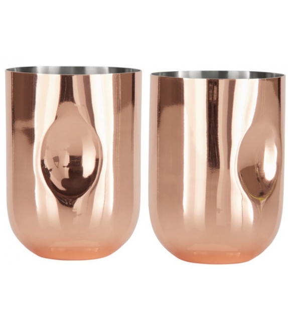 Plum Martini Tom Dixon Set von 2 Gläsern