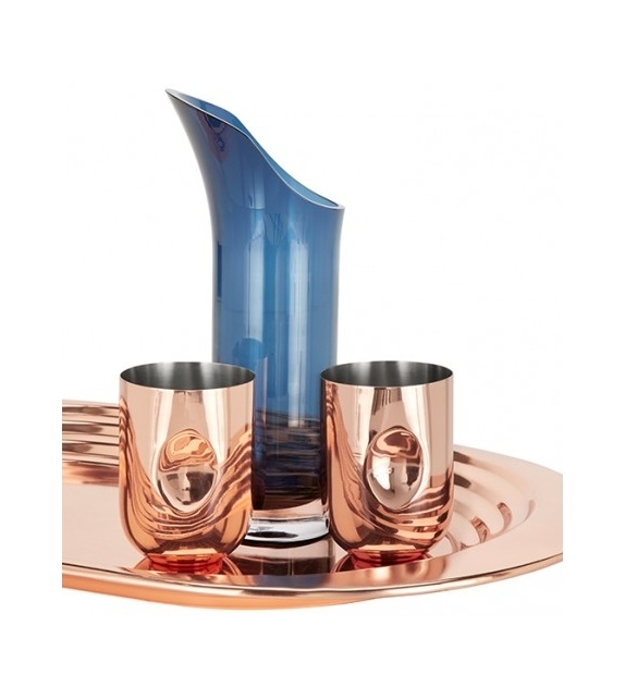 Plum Martini Tom Dixon Set von 2 Gläsern