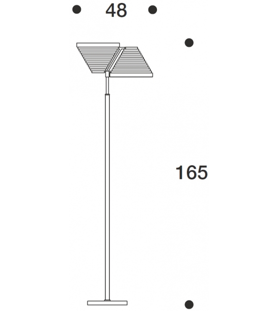 A809 Floor Lamp Artek Stehleuchte