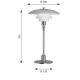 PH 2/1 Table Louis Poulsen Lampe de Table