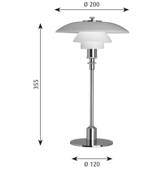 PH 2/1 Table Louis Poulsen Table Lamp