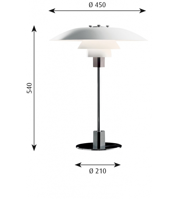 PH 4/3 Louis Poulsen Lampe de Table