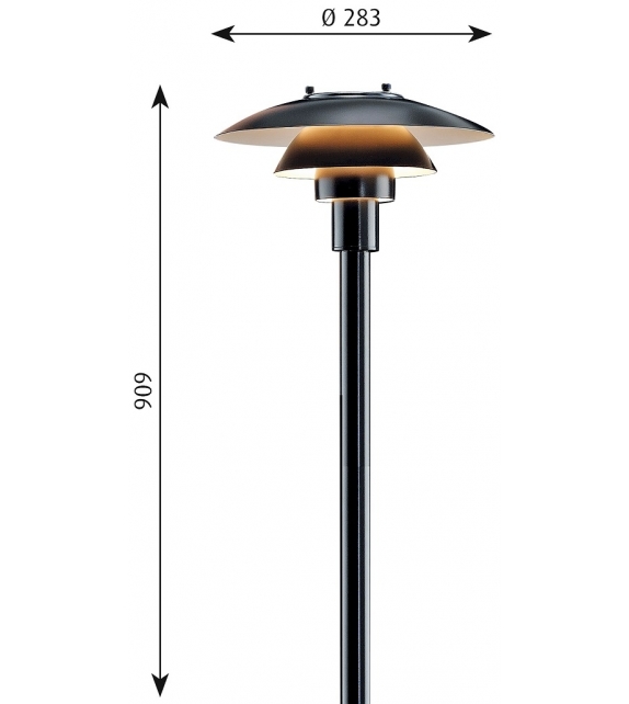 PH 3-2½ Louis Poulsen Floor Lamp