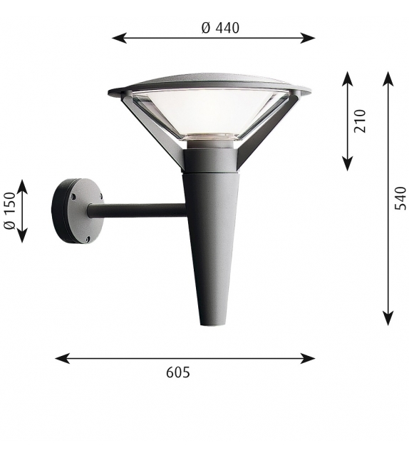 Kipp Louis Poulsen Wandleuchte