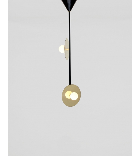 Disc and Sphere Vertical 2 Atelier Areti Lámpara De Suspensión