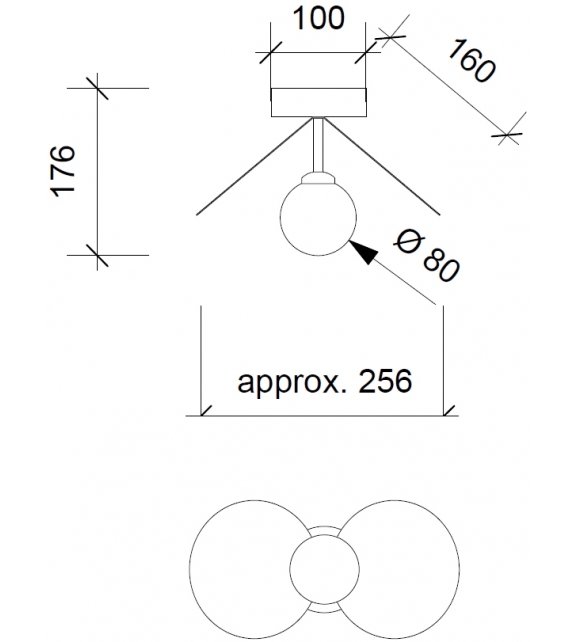 Ilios Atelier Areti Wandleuchte