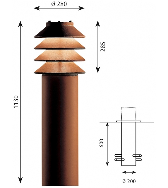 Bysted Louis Poulsen Floor Lamp