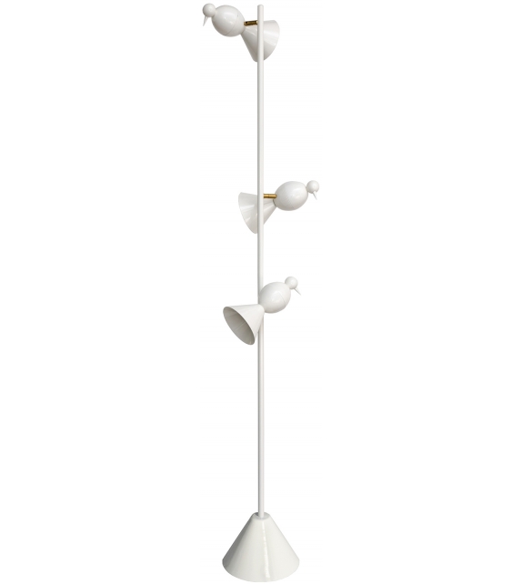 Alouette Standing 3 birds Atelir Areti Floor Lamp