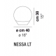 Nessa LT Vistosi Lampe de Table