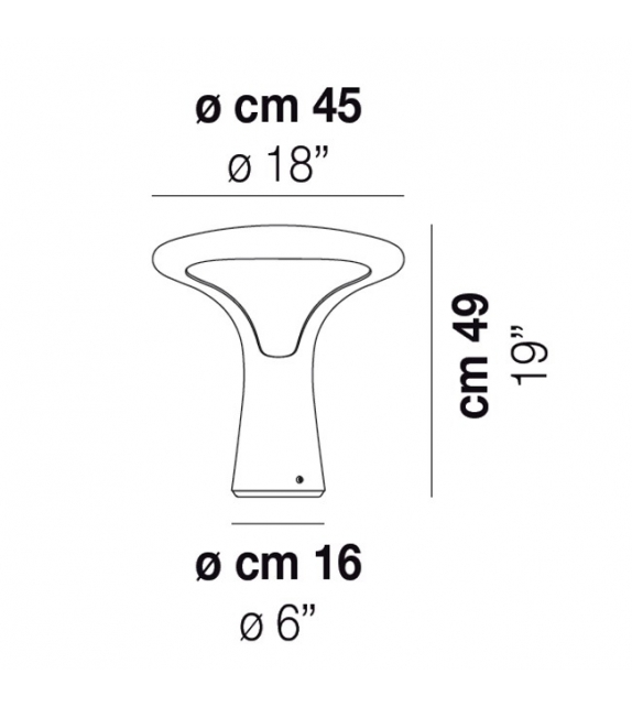 Ferea LT Vistosi Tischleuchte