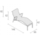 Longframe Colors - 419 Alias Chaise Longue