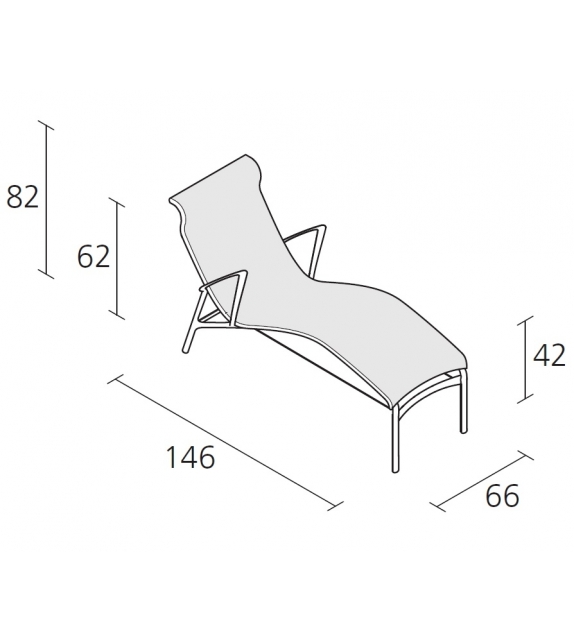 Longframe Colors - 419 Alias Chaise Longue