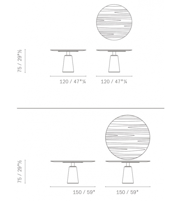 Mesa Due Poltrona Frau Table