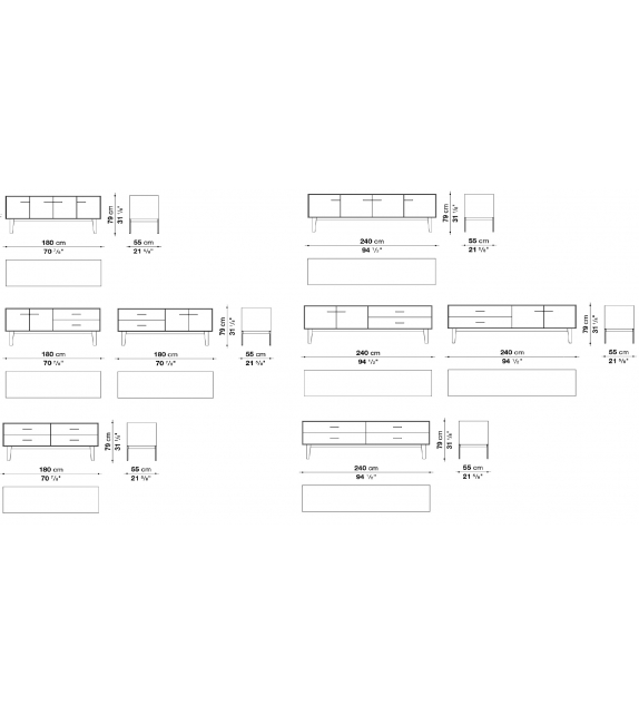 Eucalipto B&B Italia Madia