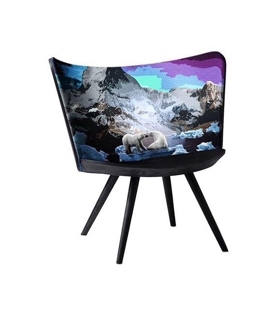 Embroidery Chair Cappellini Fauteuil