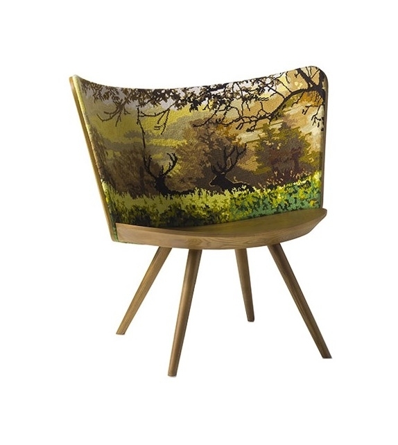 Embroidery Chair Cappellini Sessel