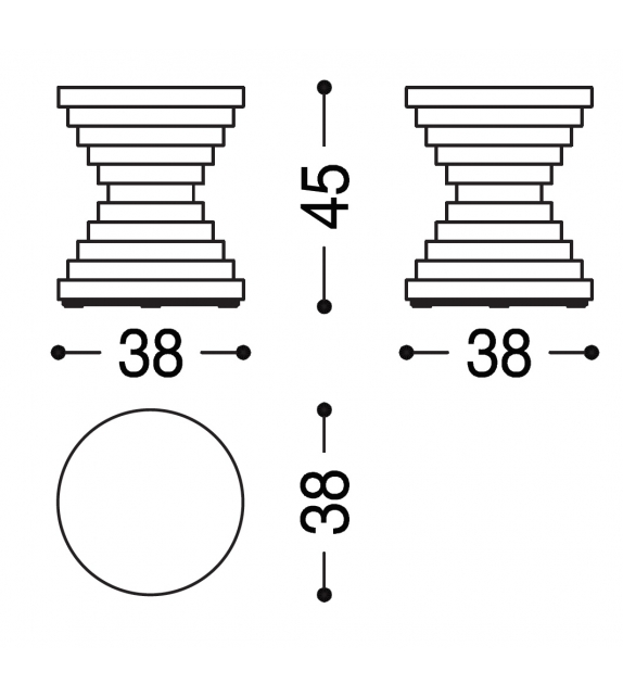 Astrati Riva 1920 Stool