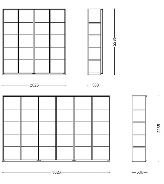 Ex-Libris Porro Bookcase