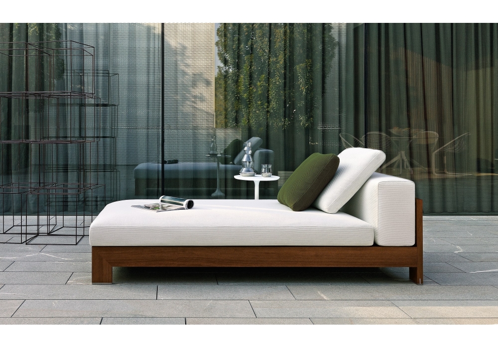 Alison Iroko Outdoor Minotti Chaise Longue Milia Shop