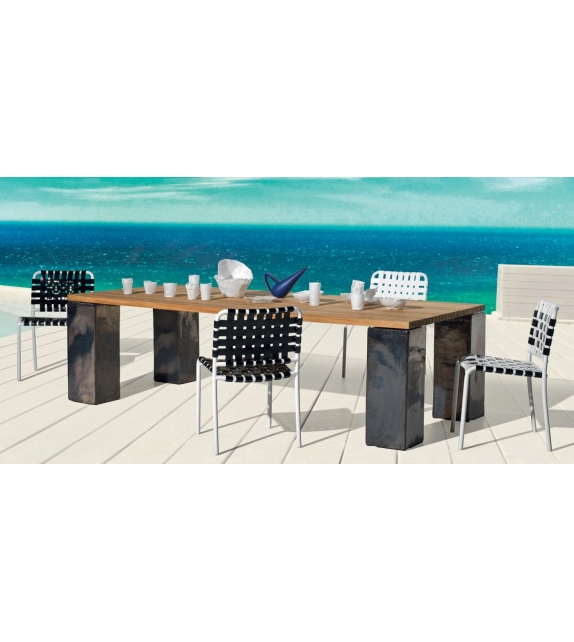 InOut Gervasoni Mesa con Pies en Cerámico