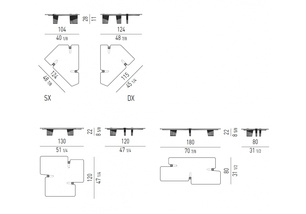Jacob Minotti Coffee Table Milia Shop