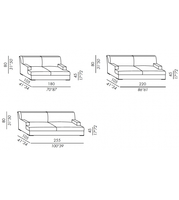 James Meridiani Sofa