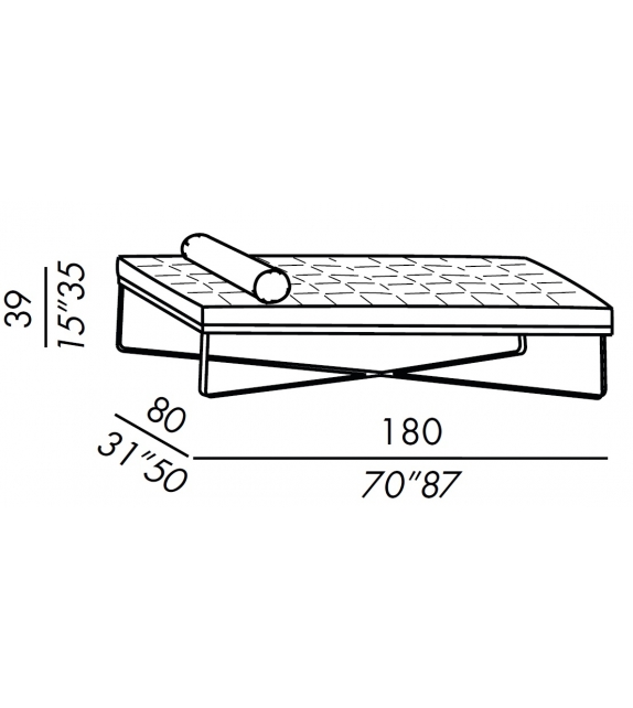 Lolyta Meridiani Day Bed