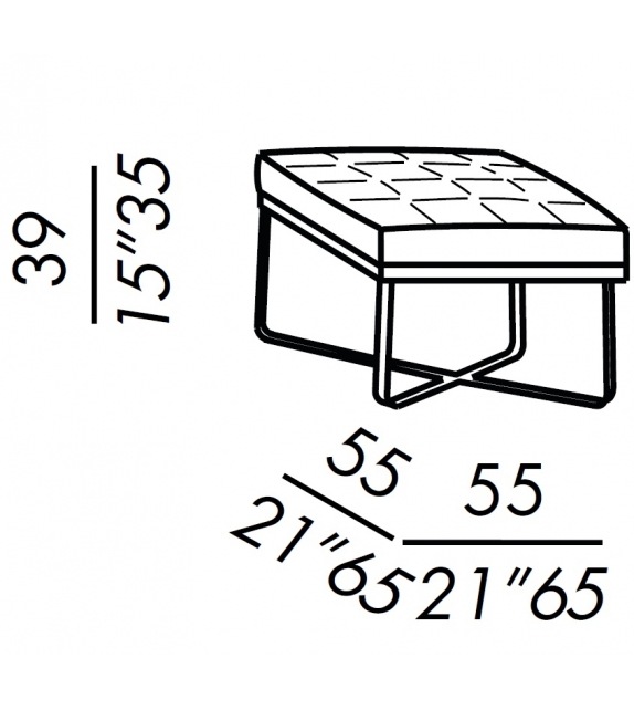 Lolyta Meridiani Pouf