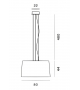 Twice as Twiggy Foscarini Lampada a Sospensione