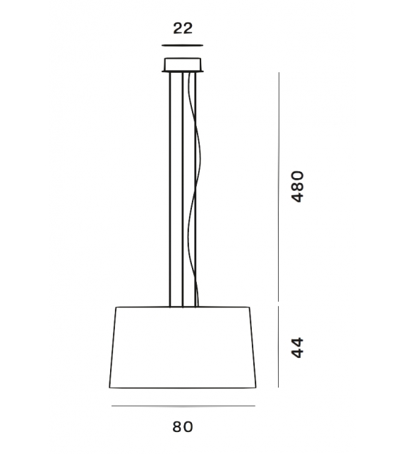 Twice as Twiggy Foscarini Suspension Lamp