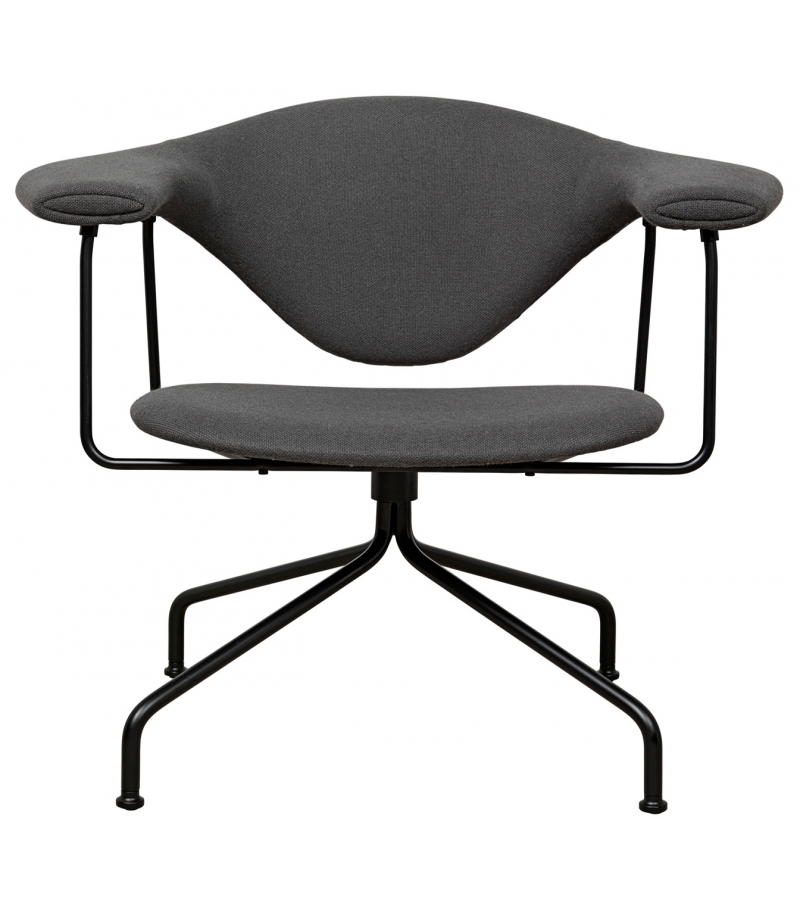 Masculo Lounge Gubi Sedia con Base Girevole