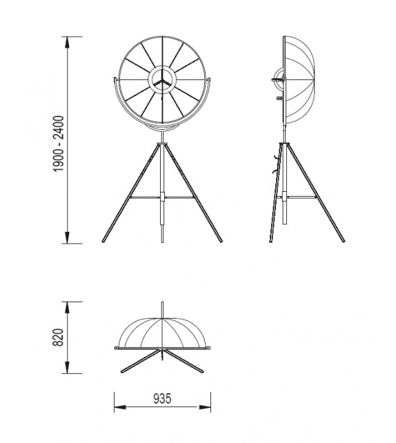 Fortuny Pallucco Lampadaire