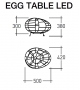 Egg Pallucco Table Lamp