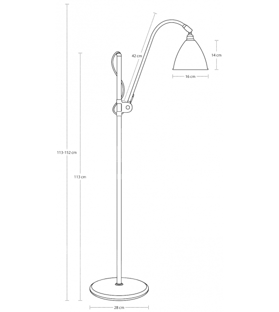 Bestlite BL3S Gubi Lampadaire